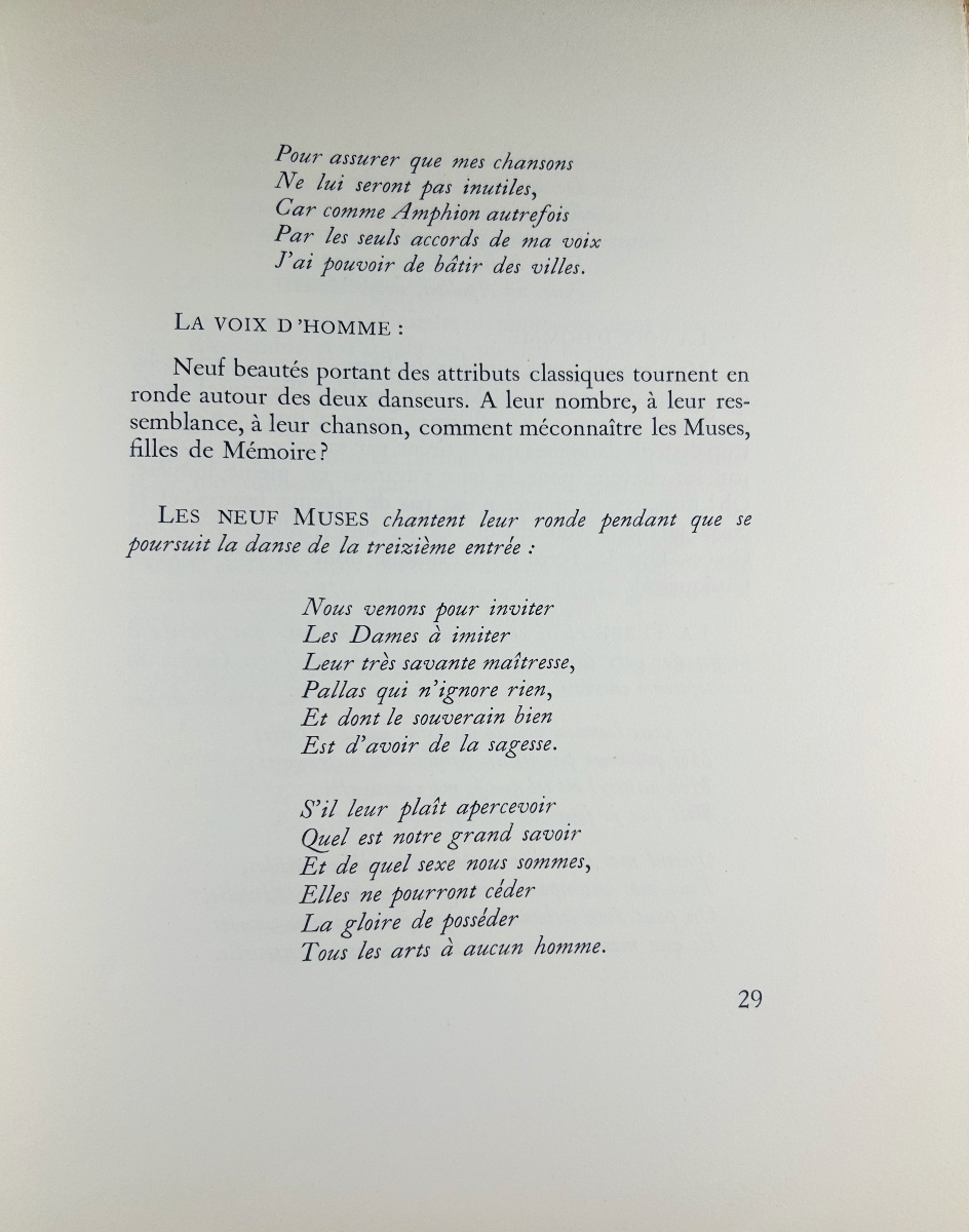 ARAGON - La naissance de la paix par René Descartes ballet. Bibliothèque Française, 1946.-photo-5