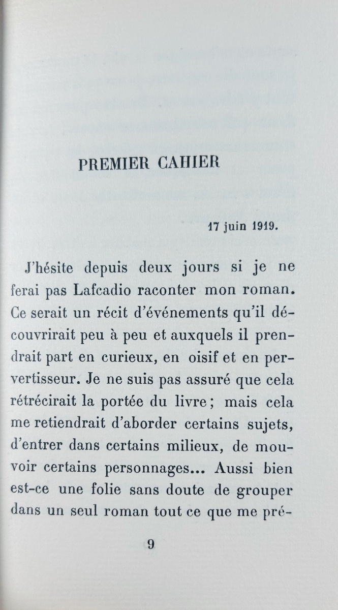 GIDE - Journal des faux-monnayeurs. Gallimard, 1927 ; 2 lettres polycopiées signées Gide.-photo-3