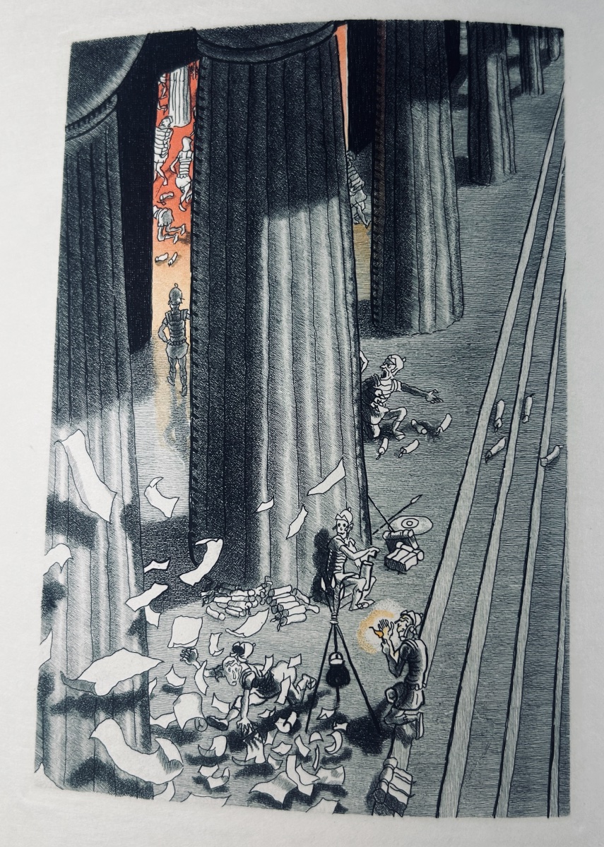 [VERCORS] - SACY (Sylvestre de) - Dix légendes en marge du livre. Creuzevaut, 1930, en feuilles-photo-1