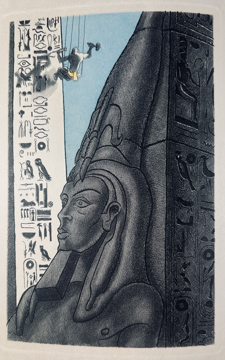 [VERCORS] - SACY (Sylvestre de) - Dix légendes en marge du livre. Creuzevaut, 1930, en feuilles-photo-3