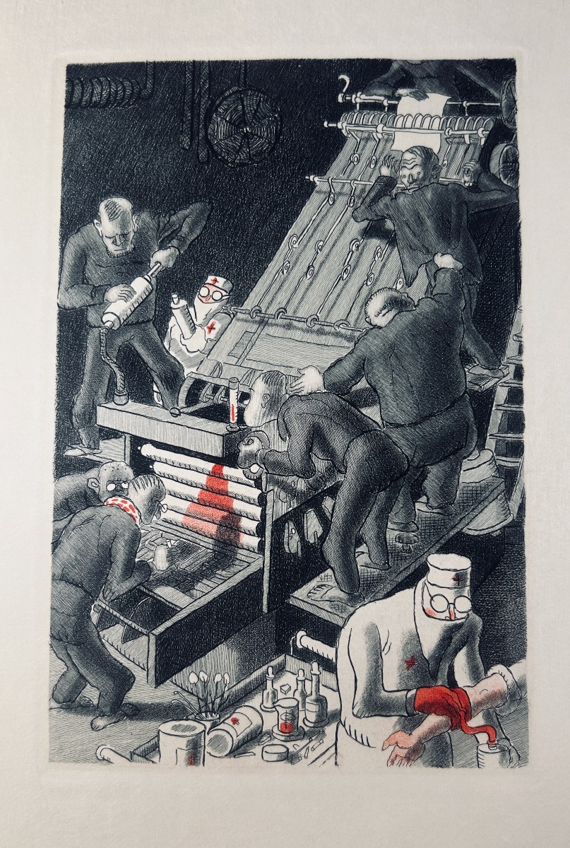 [VERCORS] - SACY (Sylvestre de) - Dix légendes en marge du livre. Creuzevaut, 1930, en feuilles-photo-8