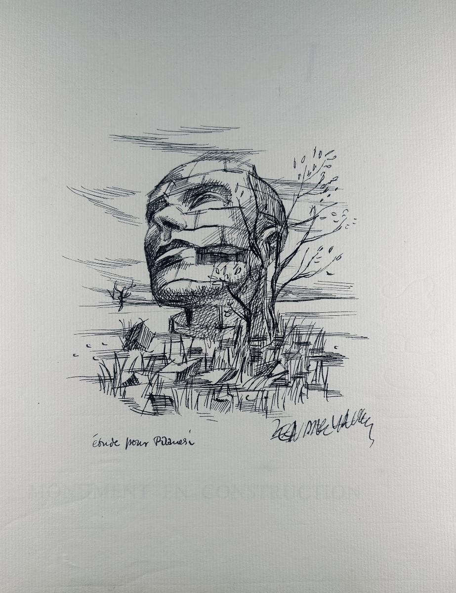 [vroom] - Queneau (raymond) - Monuments. éditions Du Moustié, 1948. One Of 220 Copies.-photo-4