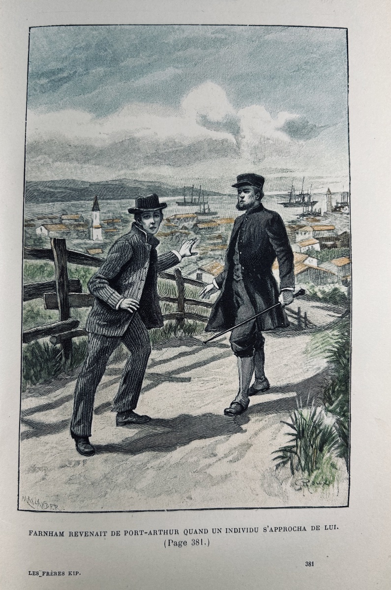 VERNE (Jules) - Les Frères Kip. Paris, Hetzel, 1890, illustrations de George Roux.-photo-8
