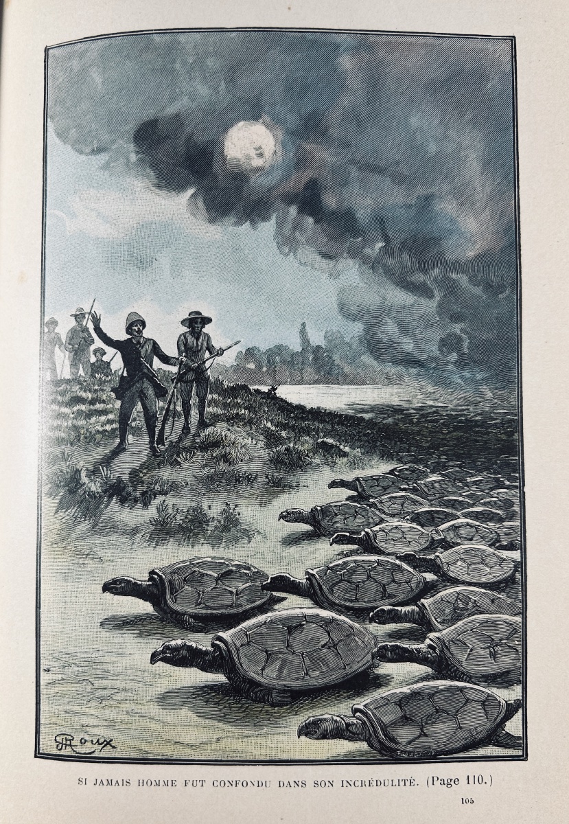 VERNE (Jules) - Le Superbe Orénoque. Paris, Hetzel, 1890,  illustrations de George Roux.-photo-2