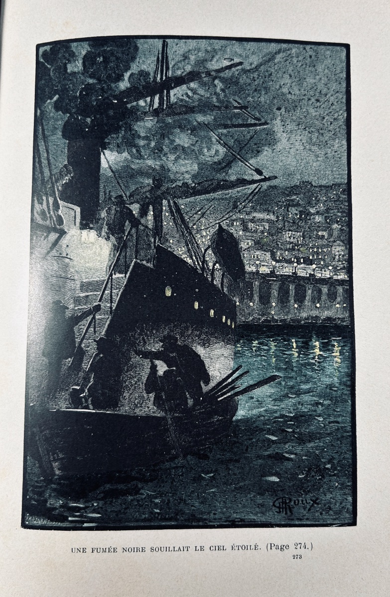 Verne (jules) - The Marvelous Adventures Of Master Antifer. Hetzel, 1894, Publisher's Hardcover.-photo-1