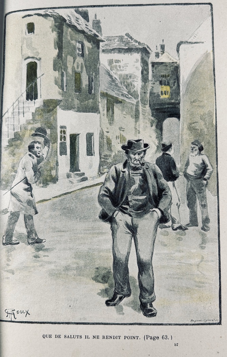 Verne (jules) - The Marvelous Adventures Of Master Antifer. Hetzel, 1894, Publisher's Hardcover.-photo-2