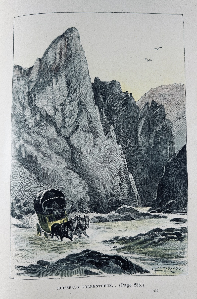 Verne (jules) - The Marvelous Adventures Of Master Antifer. Hetzel, 1894, Publisher's Hardcover.-photo-8