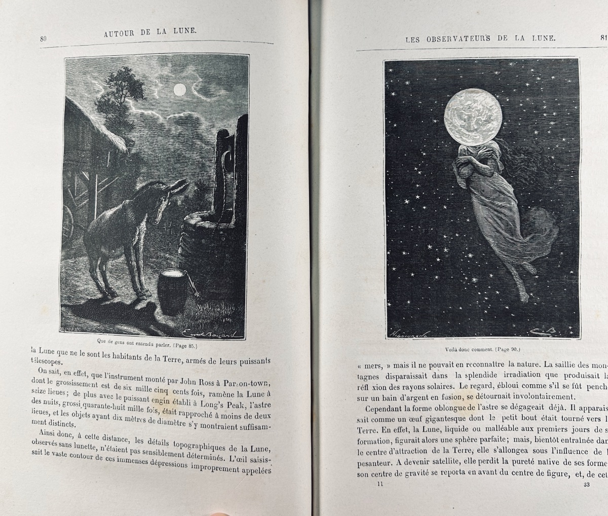 Verne (jules) - Around The Moon. Paris, Hachette, 1888, Hardcover With Initials.-photo-6