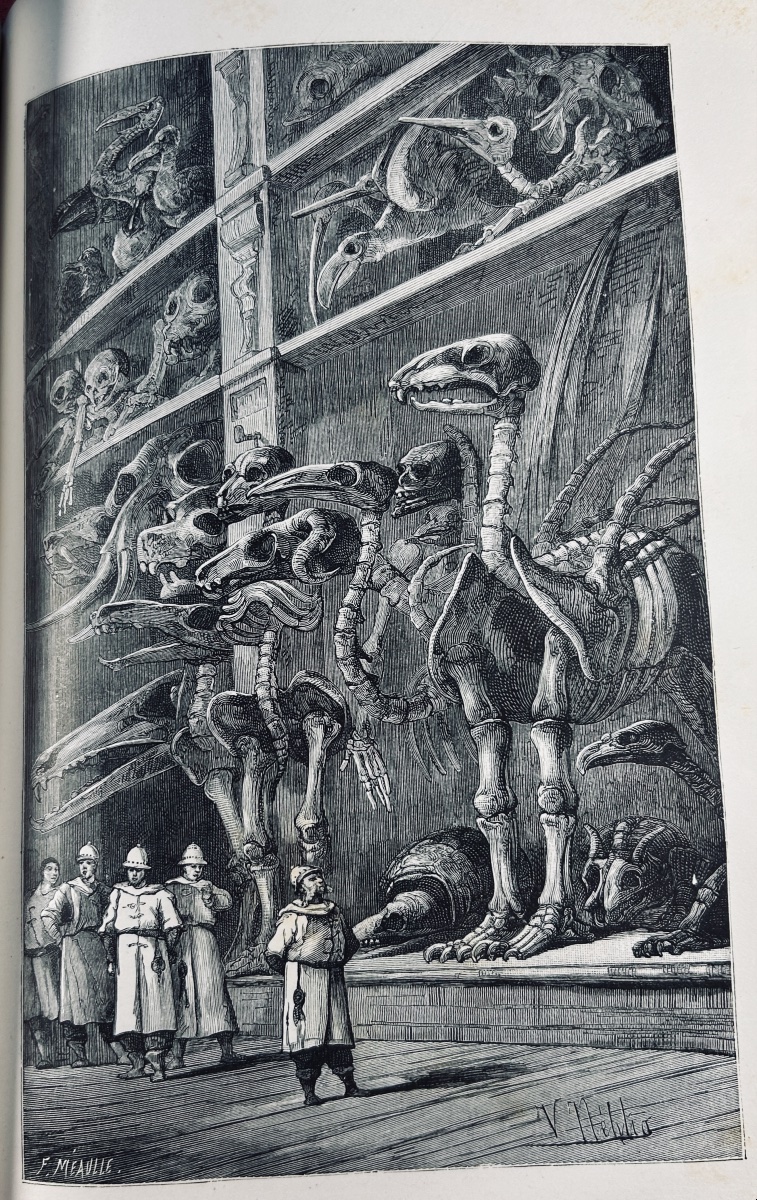 CALVET - Dans mille ans. Delagrave, vers 1890, cartonnage d'éditeur,  illustrations de  Nehlig.-photo-5