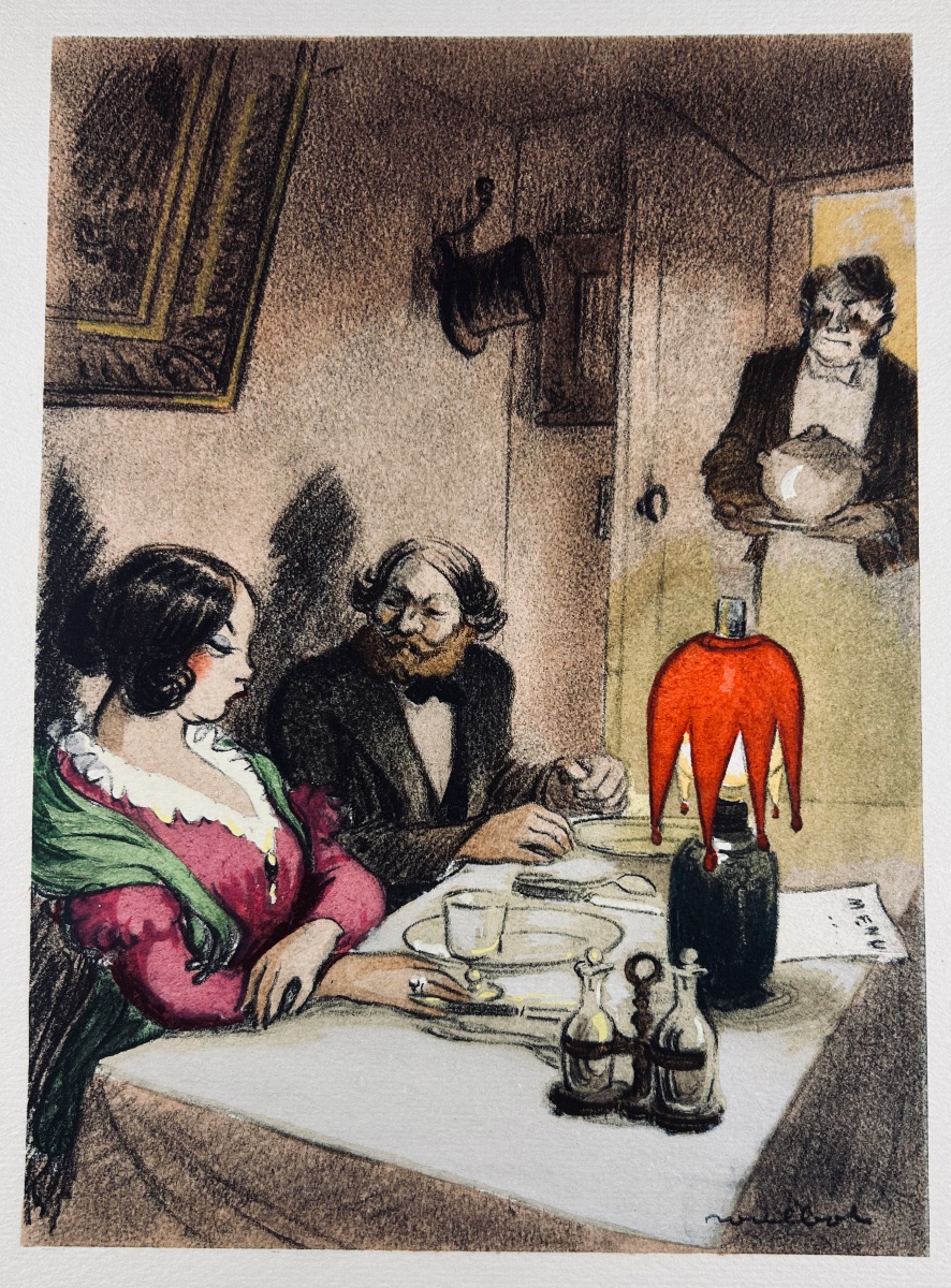 [poulbot] - Murger - Scenes From A Bohemian Life. Colbert, 1946, With An Illustration By Poulbot.-photo-1