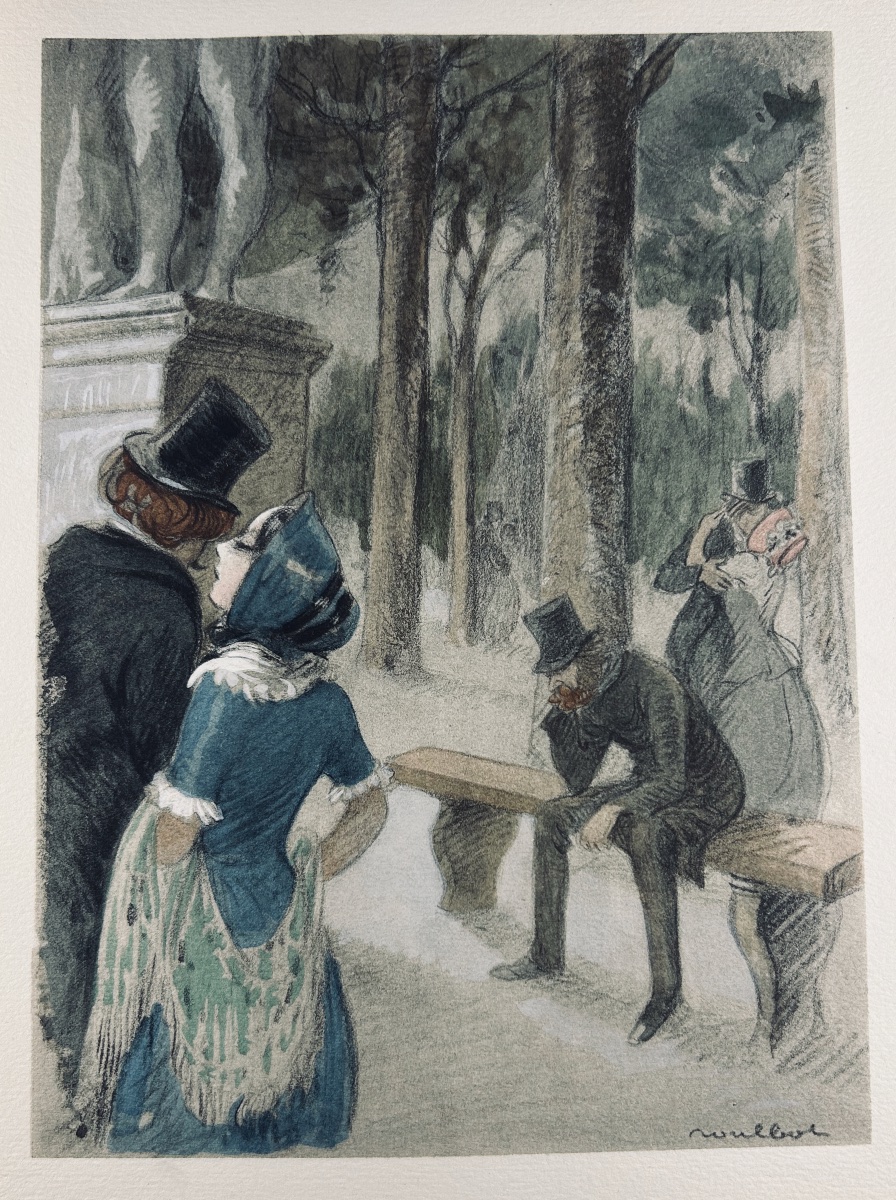 [poulbot] - Murger - Scenes From A Bohemian Life. Colbert, 1946, With An Illustration By Poulbot.-photo-3