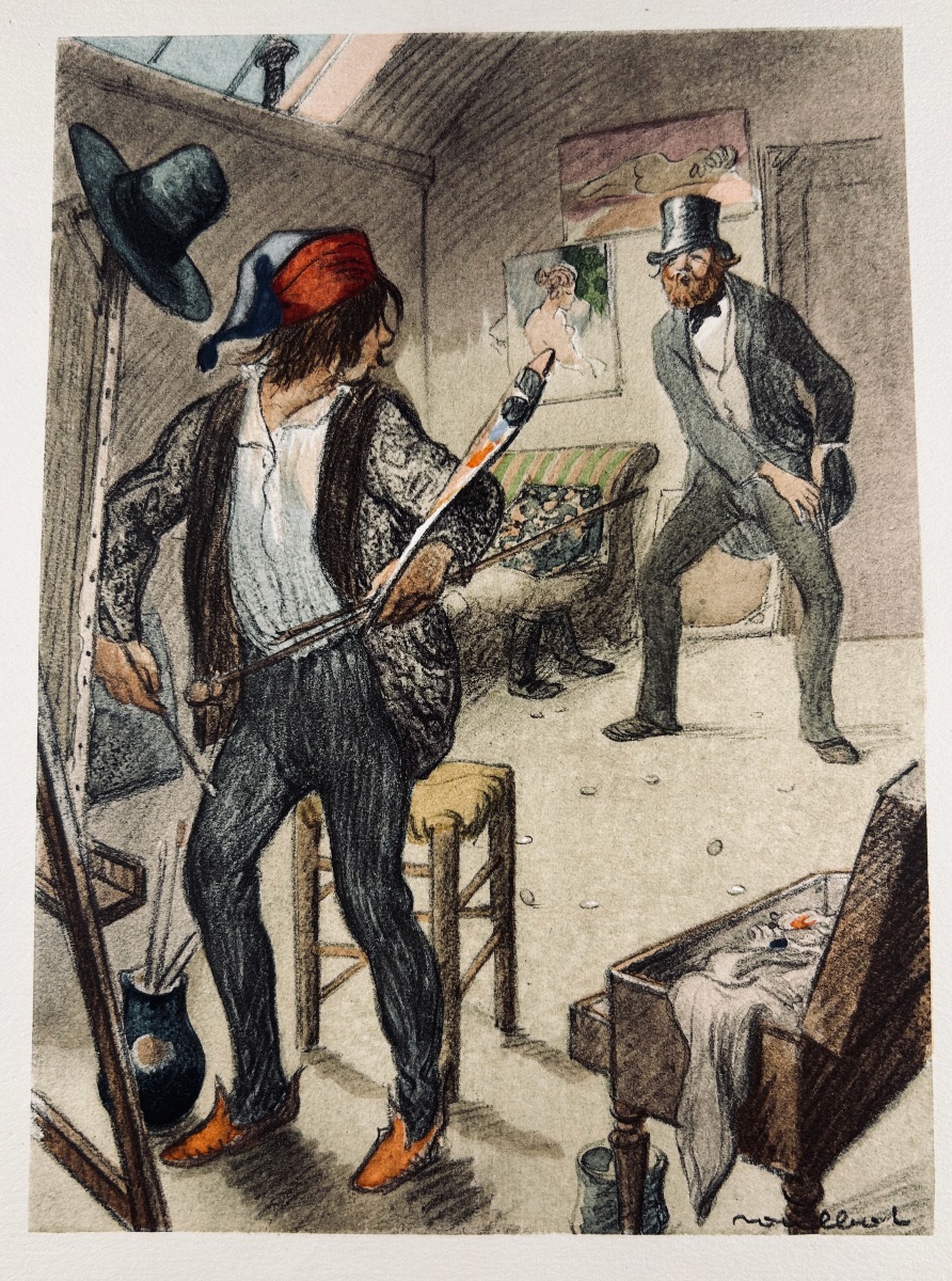 [poulbot] - Murger - Scenes From A Bohemian Life. Colbert, 1946, With An Illustration By Poulbot.-photo-6
