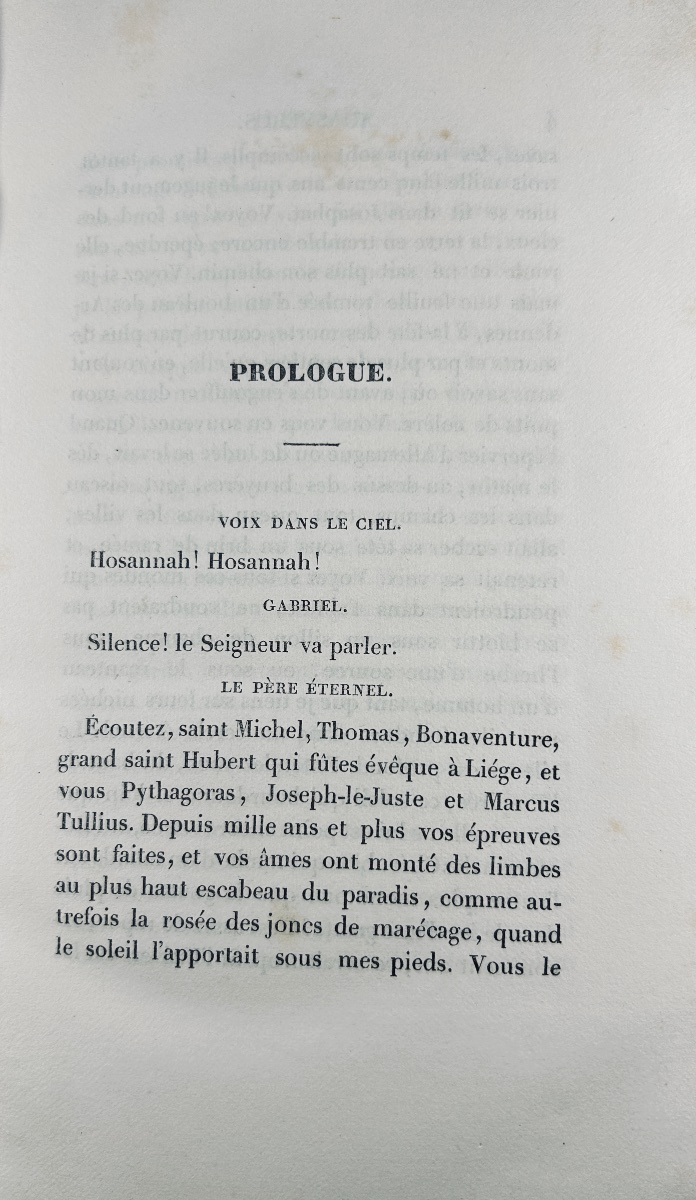 QUINET (Edgar) - Ahasvérius. Revue des Deux Mondes, Guyot et Baillière, 1834, reliure d'époque.-photo-2