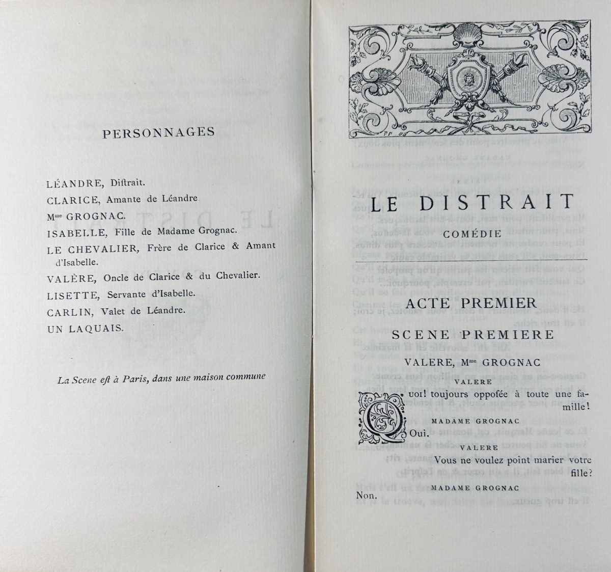 Regnard - Selected Plays. Delarue, Circa 1900, Bibliophile Edition On Large-format Paper, To Be Bound.-photo-2