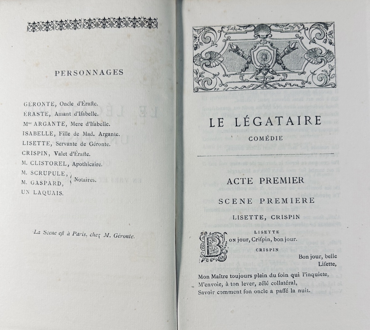 Regnard - Selected Plays. Delarue, Circa 1900, Bibliophile Edition On Large-format Paper, To Be Bound.-photo-4
