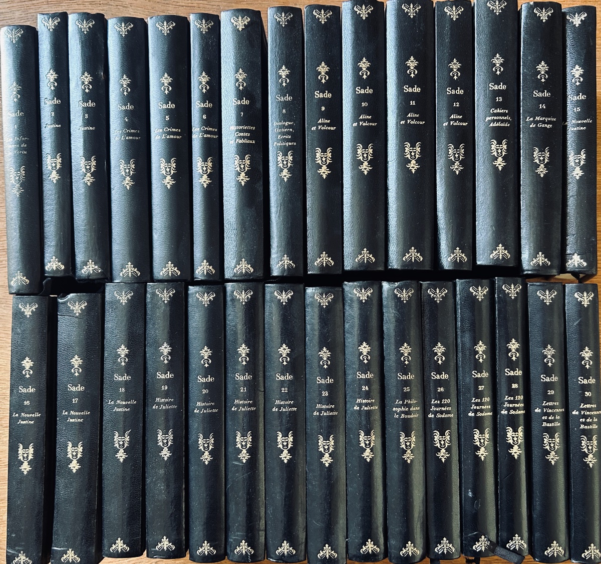 Sade (d.-a.-f.) - Complete Works. Paris: Jean-jacques Pauvert, 1966. Publisher's Bindings.