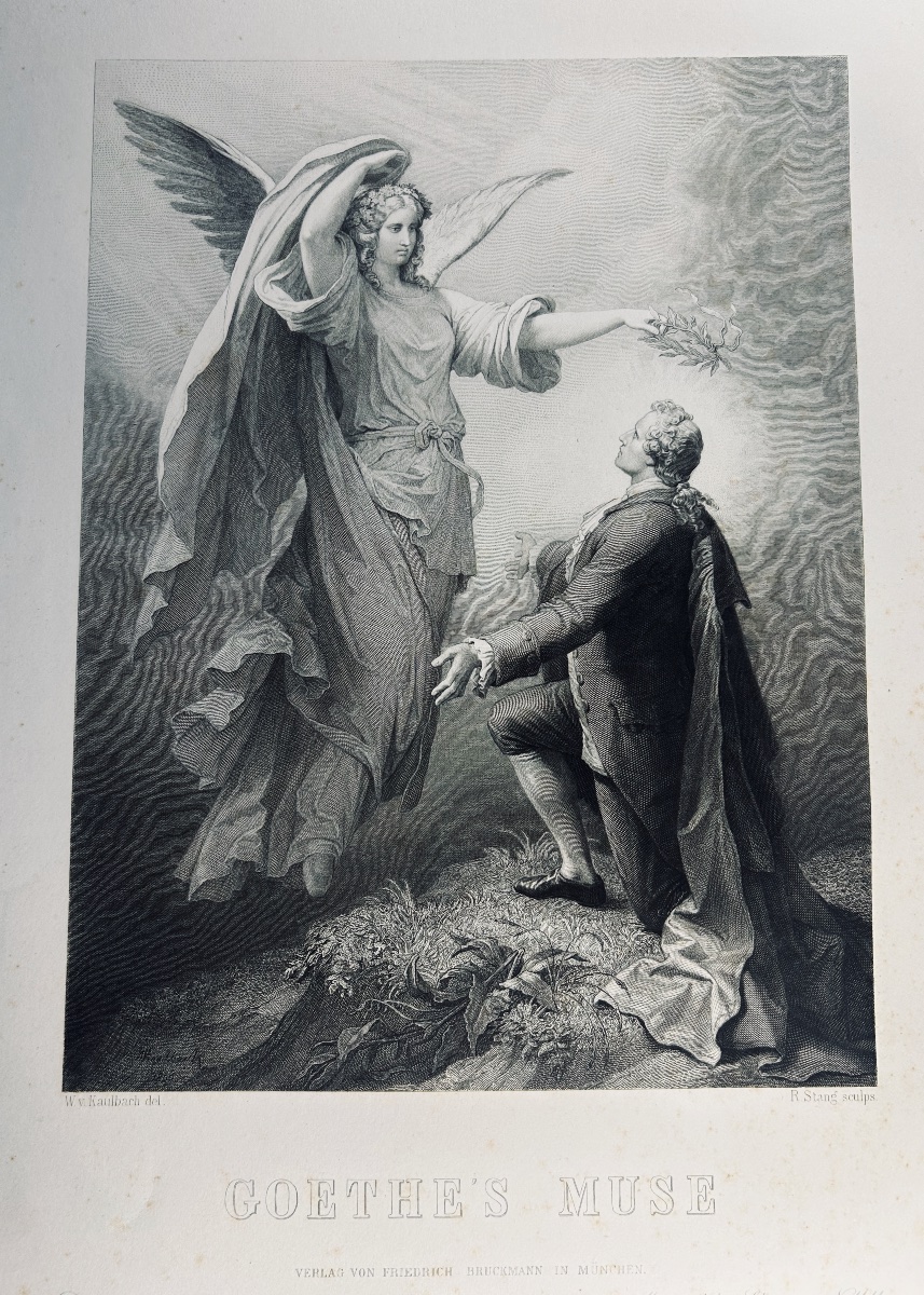 Saint-victor & Kaulbach - Goethe's Women. Hachette, 1870. Publisher's Hardcover. 