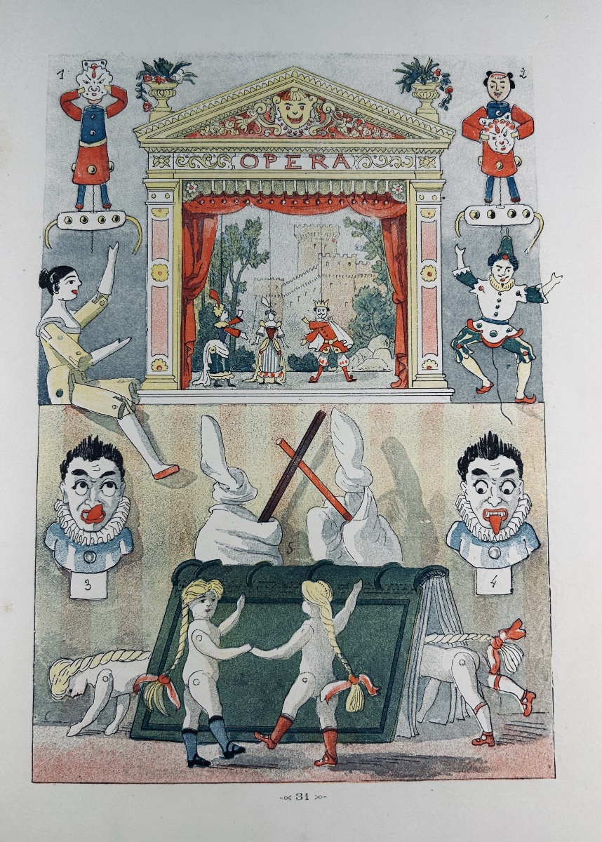 TISSANDIER (Gaston) - Jeux et jouets du jeune âge. Masson, 1880, cartonnage d'éditeur.-photo-3