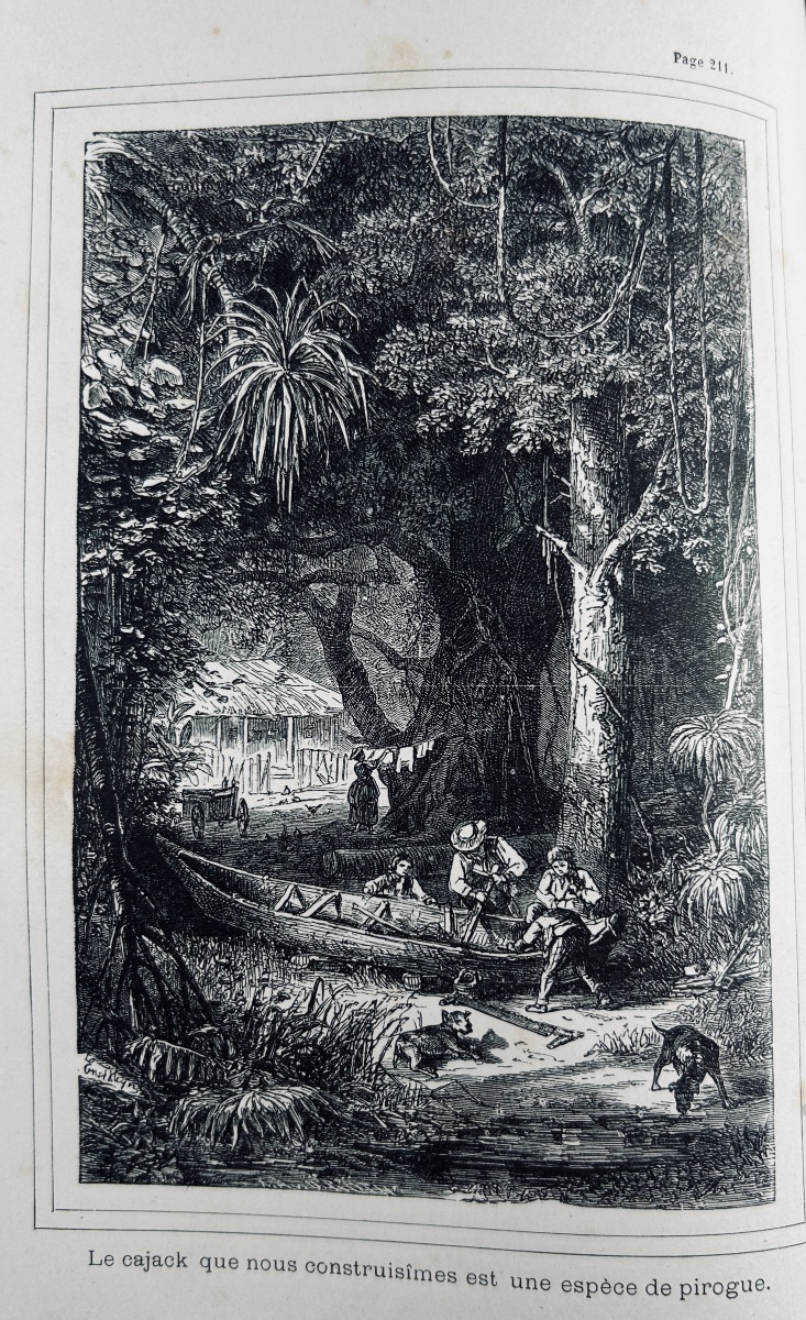 WYSS (J.-R.) - Le Robinson suisse. Journal d'un père de famille naufragé. Lefèvre, vers 1880.-photo-3