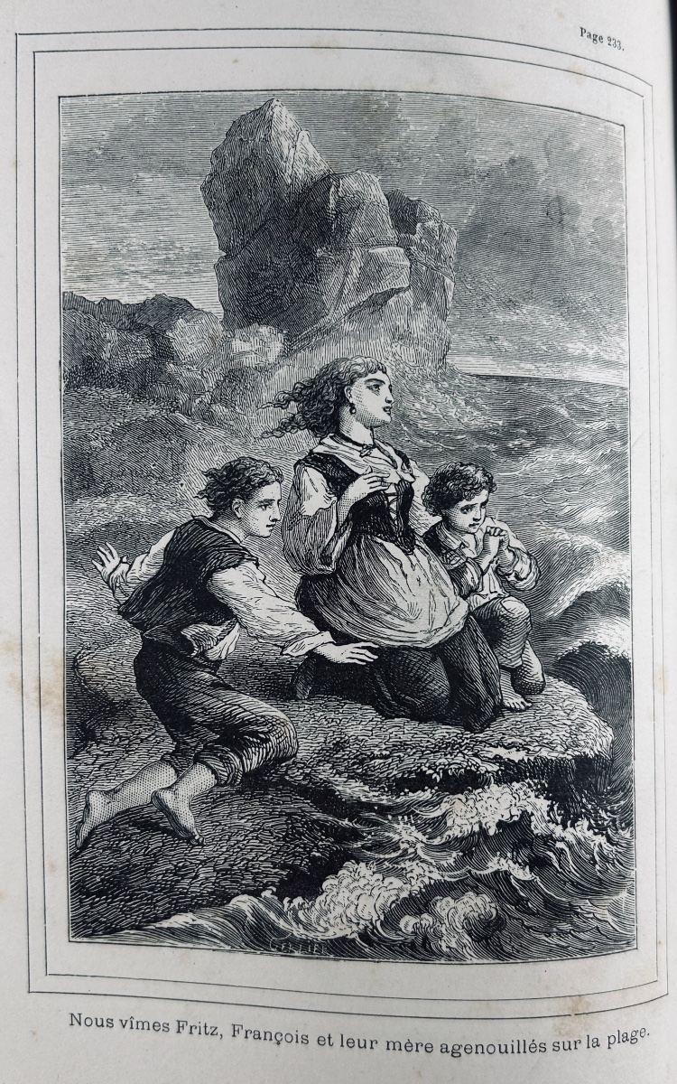 WYSS (J.-R.) - Le Robinson suisse. Journal d'un père de famille naufragé. Lefèvre, vers 1880.-photo-2