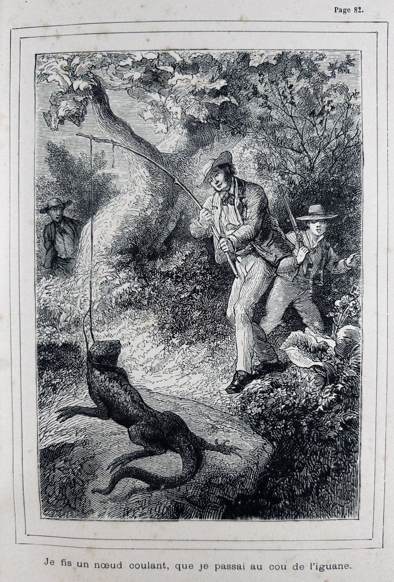 WYSS (J.-R.) - Le Robinson suisse. Journal d'un père de famille naufragé. Lefèvre, vers 1880.-photo-4