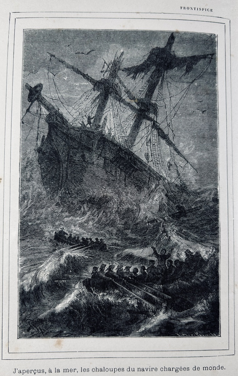 WYSS (J.-R.) - Le Robinson suisse. Journal d'un père de famille naufragé. Lefèvre, vers 1880.-photo-7