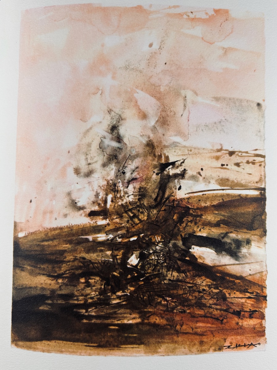 [ZAO-WOU-KI] - RIMBAUD (Arthur) - Les illuminations. Club Français du Livre, 1966. En feuilles.-photo-3