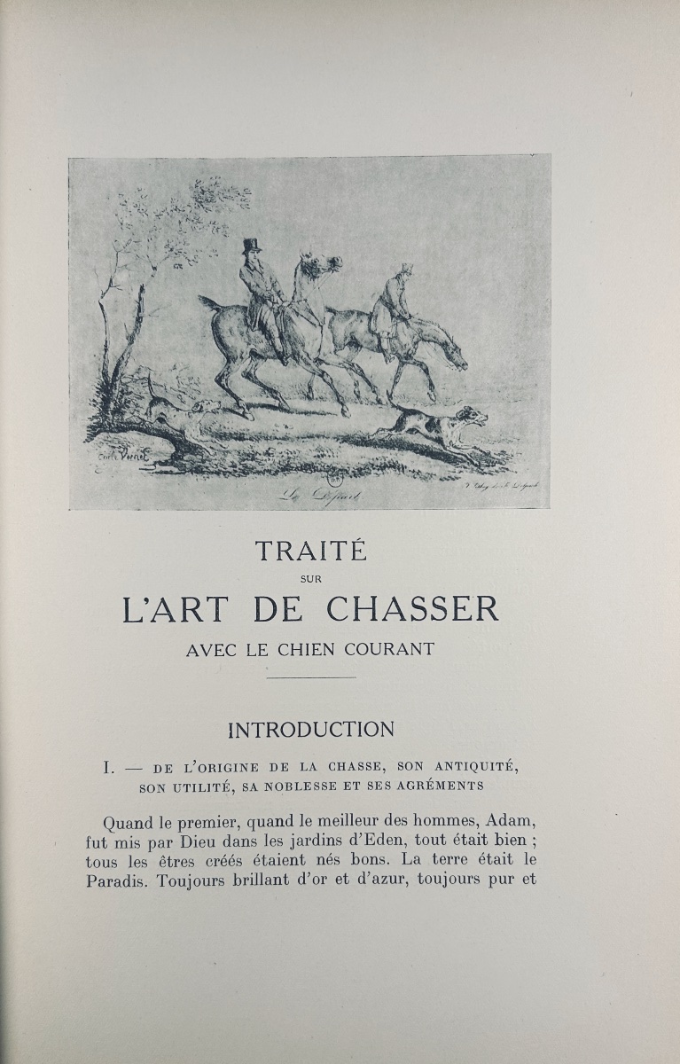 Boisrot De Lacour - A Treatise On The Art Of Hunting With Hounds. Nourry, 1929, Paperback.-photo-3