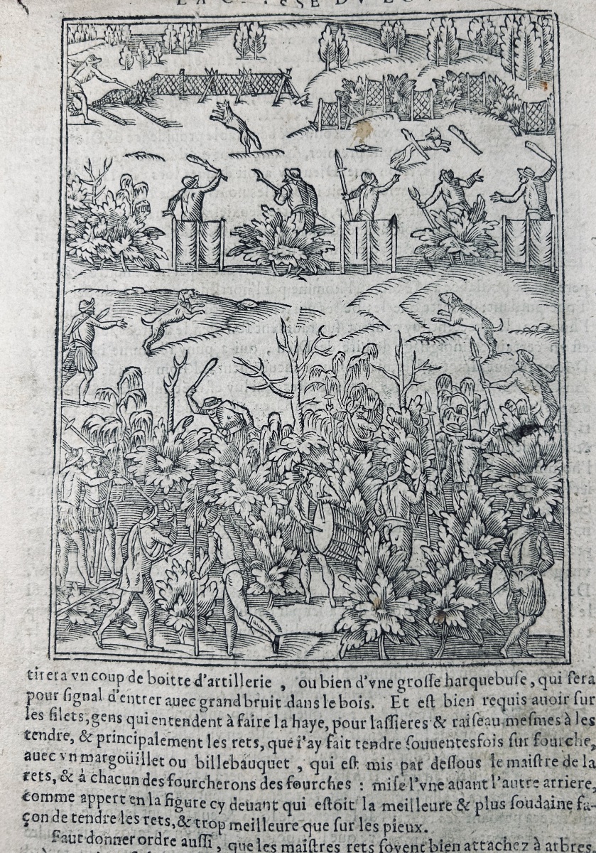 CLARMORGAN (Jean de) - La chasse du loup, fort utile et nécessaire. Rouen, Gevffroy, 1620.-photo-1