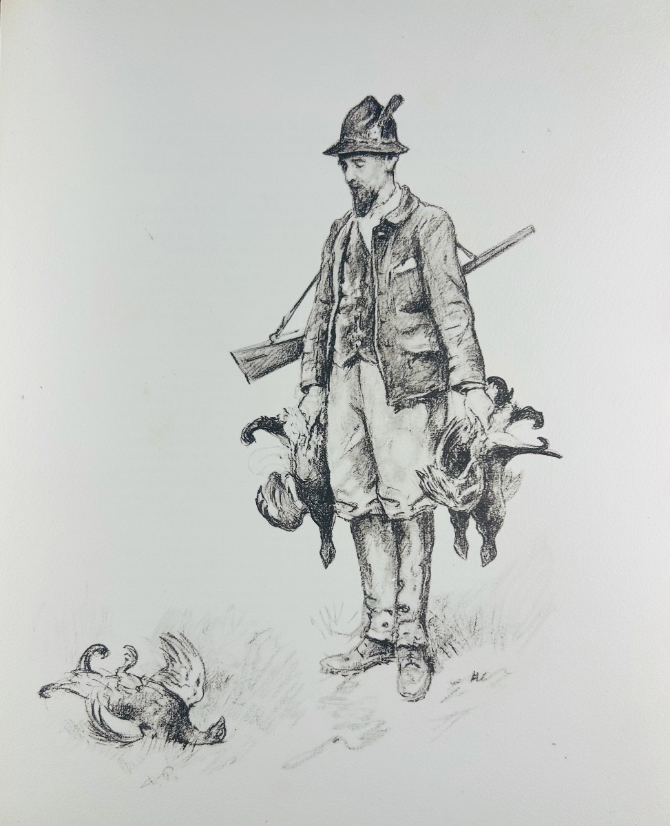 Doyen - Old Hunting Traditions In The Loudun Region. Crépin-leblond, 1947, Illustrations By Xavier De Poret.-photo-6