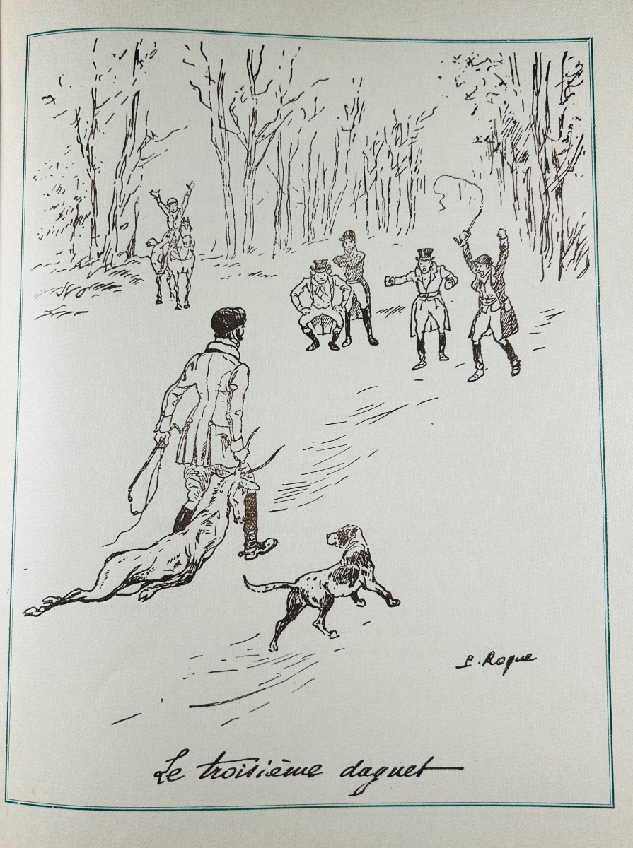 DOYEN (Henry) - Vieille vénerie en Loudunais. Chez Crépin-Leblond, 1947, illustré par Roque.-photo-4