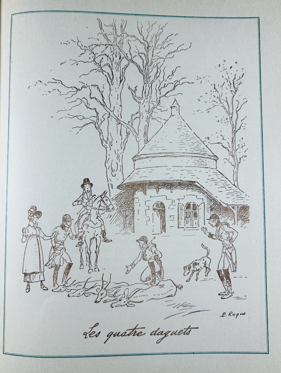 DOYEN (Henry) - Vieille vénerie en Loudunais. Chez Crépin-Leblond, 1947, illustré par Roque.-photo-5