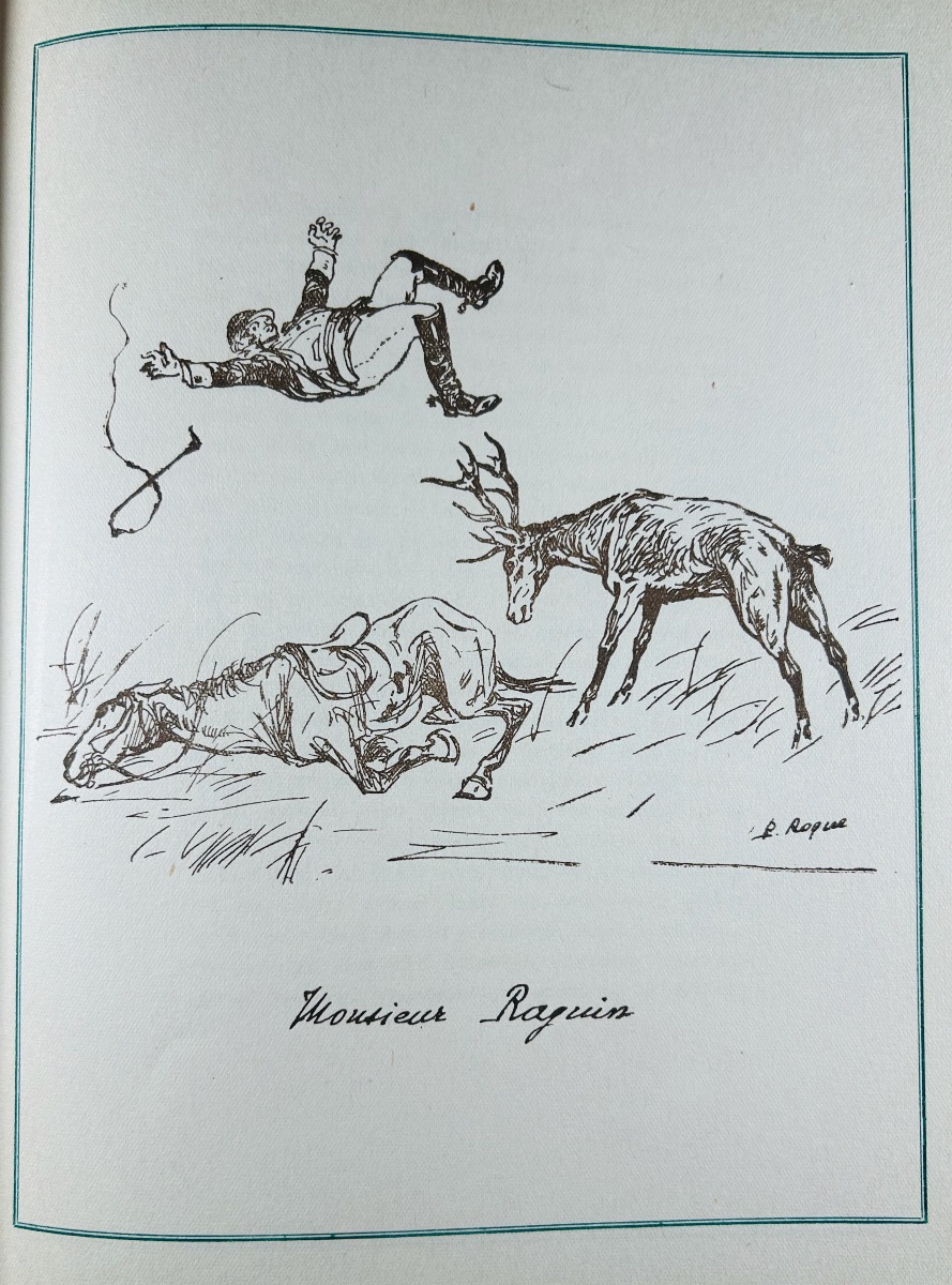 DOYEN (Henry) - Vieille vénerie en Loudunais. Chez Crépin-Leblond, 1947, illustré par Roque.-photo-7