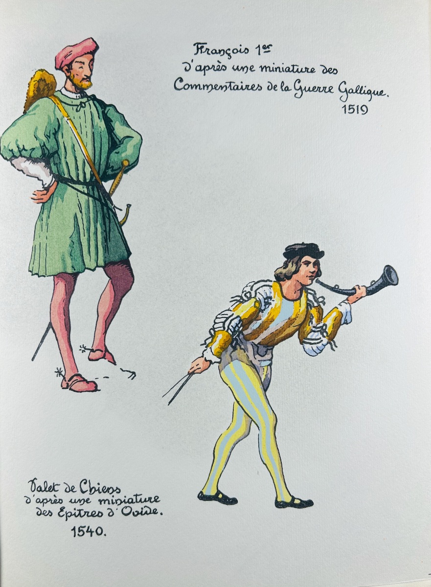 HALLO (Charles-J.) - De la cape à la botte. Historique des tenues française de vénerie. 1951.-photo-3