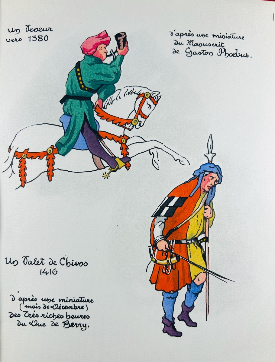 HALLO (Charles-J.) - De la cape à la botte. Historique des tenues française de vénerie. 1951.