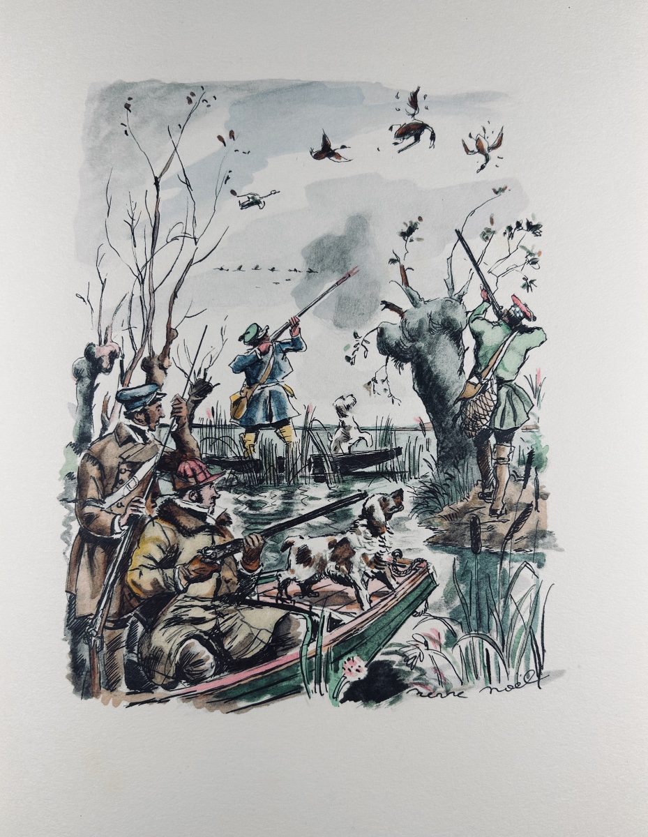 Houdetot (adolphe d') - *the Rustic Hunter*. La Toison d'Or, 1955, Illustrated By Pierre Maël.-photo-3