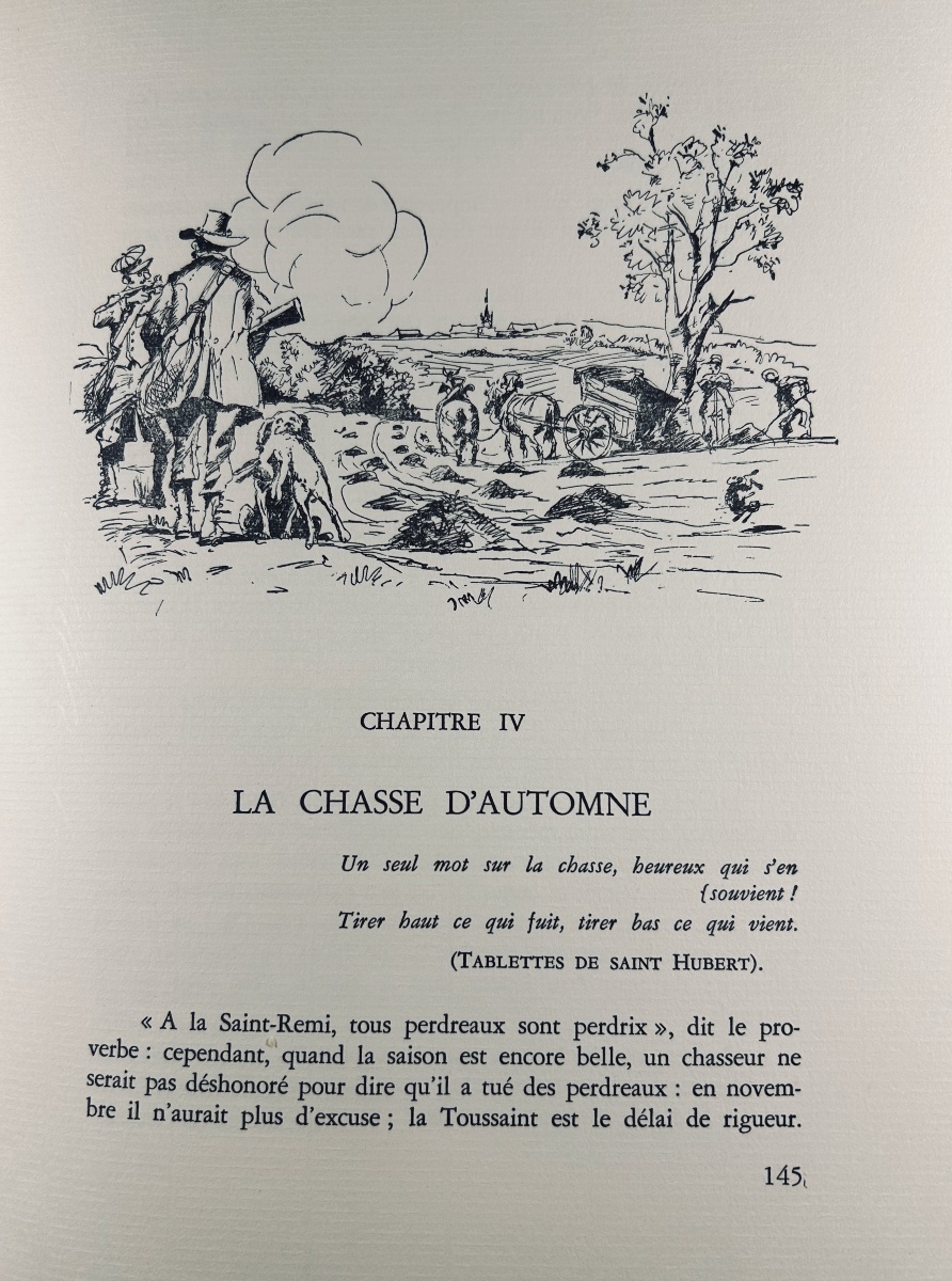 Houdetot (adolphe d') - *the Rustic Hunter*. La Toison d'Or, 1955, Illustrated By Pierre Maël.-photo-3