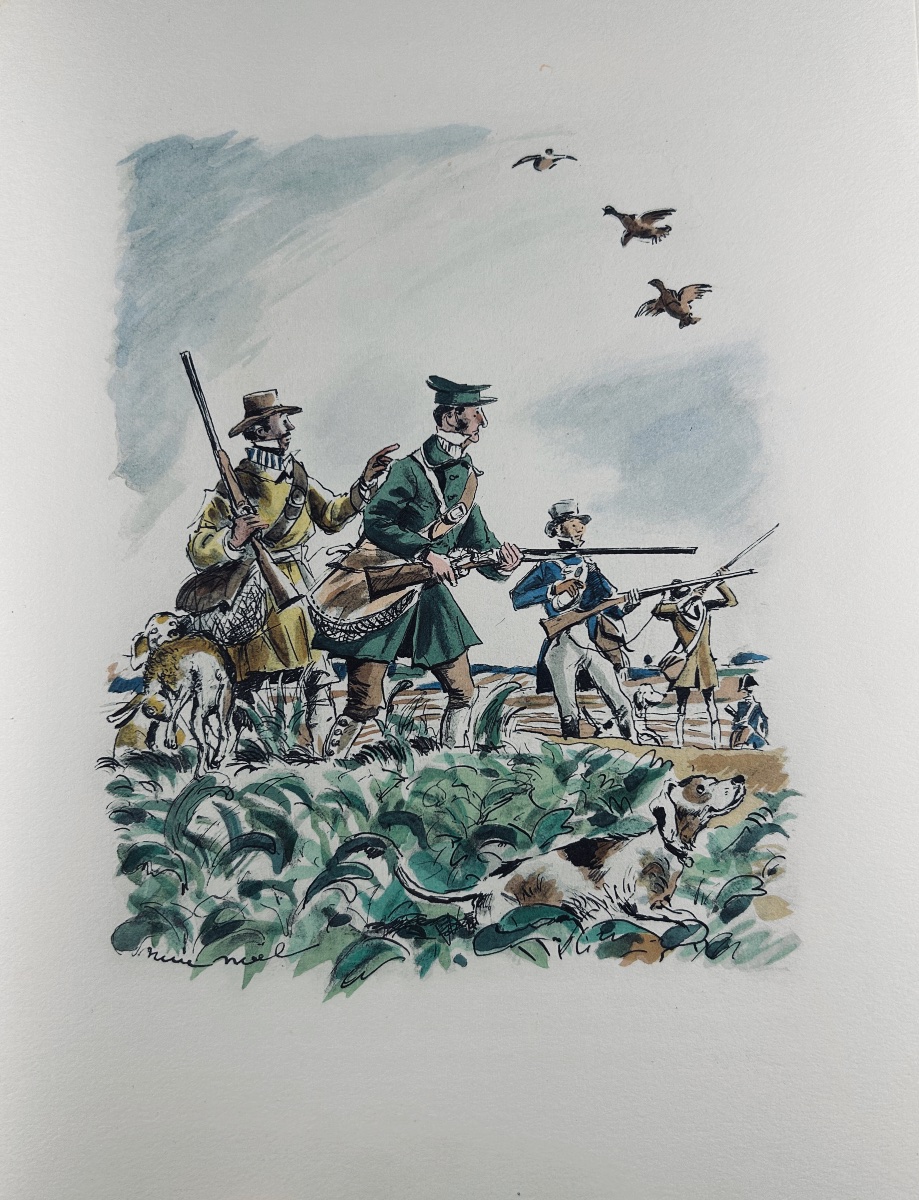 Houdetot (adolphe d') - *the Rustic Hunter*. La Toison d'Or, 1955, Illustrated By Pierre Maël.