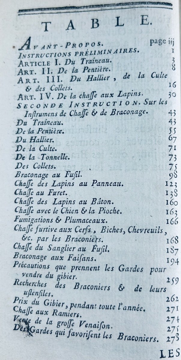 Labruyerre - The Tricks Of Poaching, Exposed. Published By Lottin, 1771, In A Period Binding.-photo-2