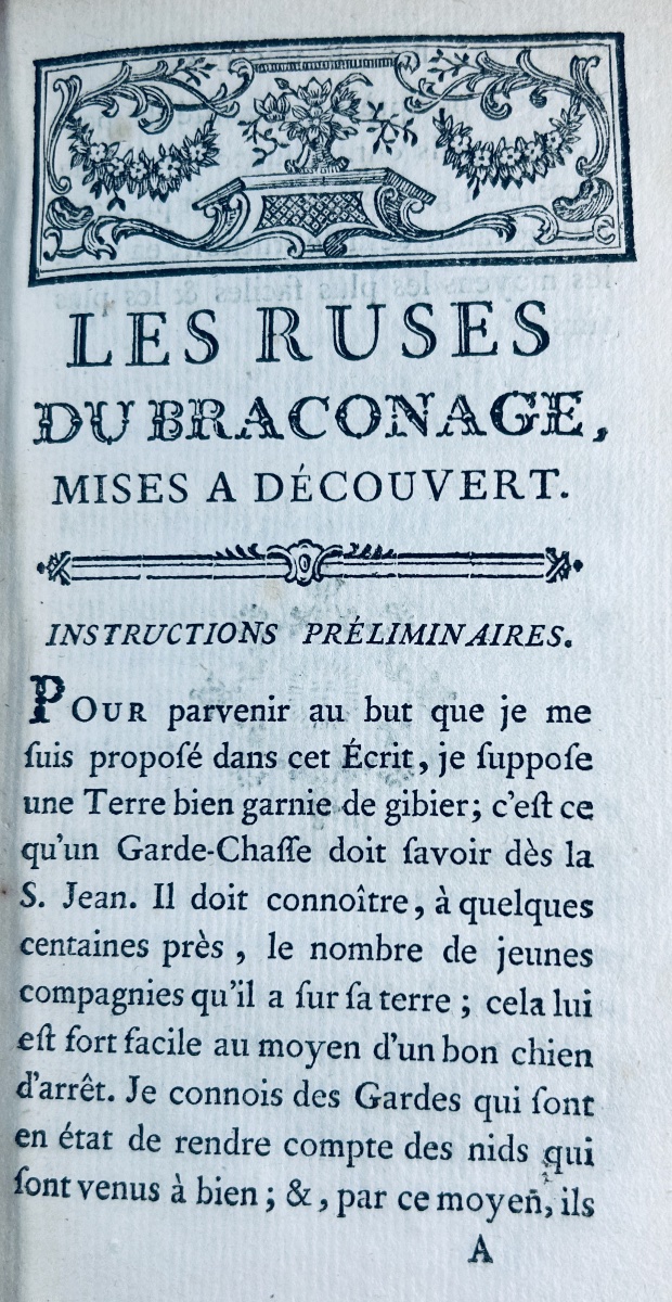 Labruyerre - The Tricks Of Poaching, Exposed. Published By Lottin, 1771, In A Period Binding.-photo-4