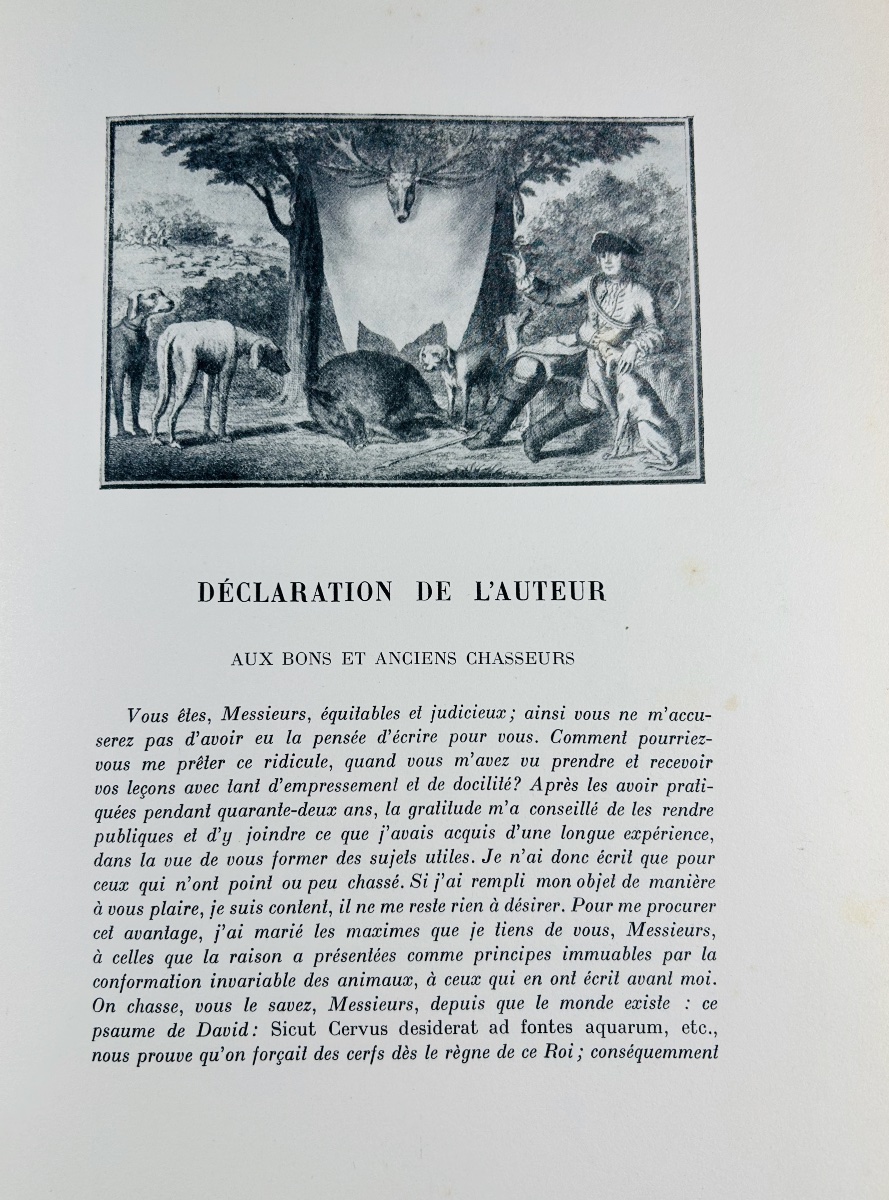 LE VERRIER DE LA CONTERIE - L'école de la chasse aux chiens courants. Nourry, 1932. Broché. -photo-1