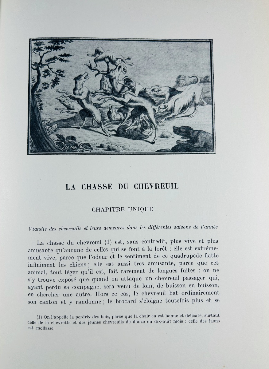 LE VERRIER DE LA CONTERIE - L'école de la chasse aux chiens courants. Nourry, 1932. Broché. -photo-2