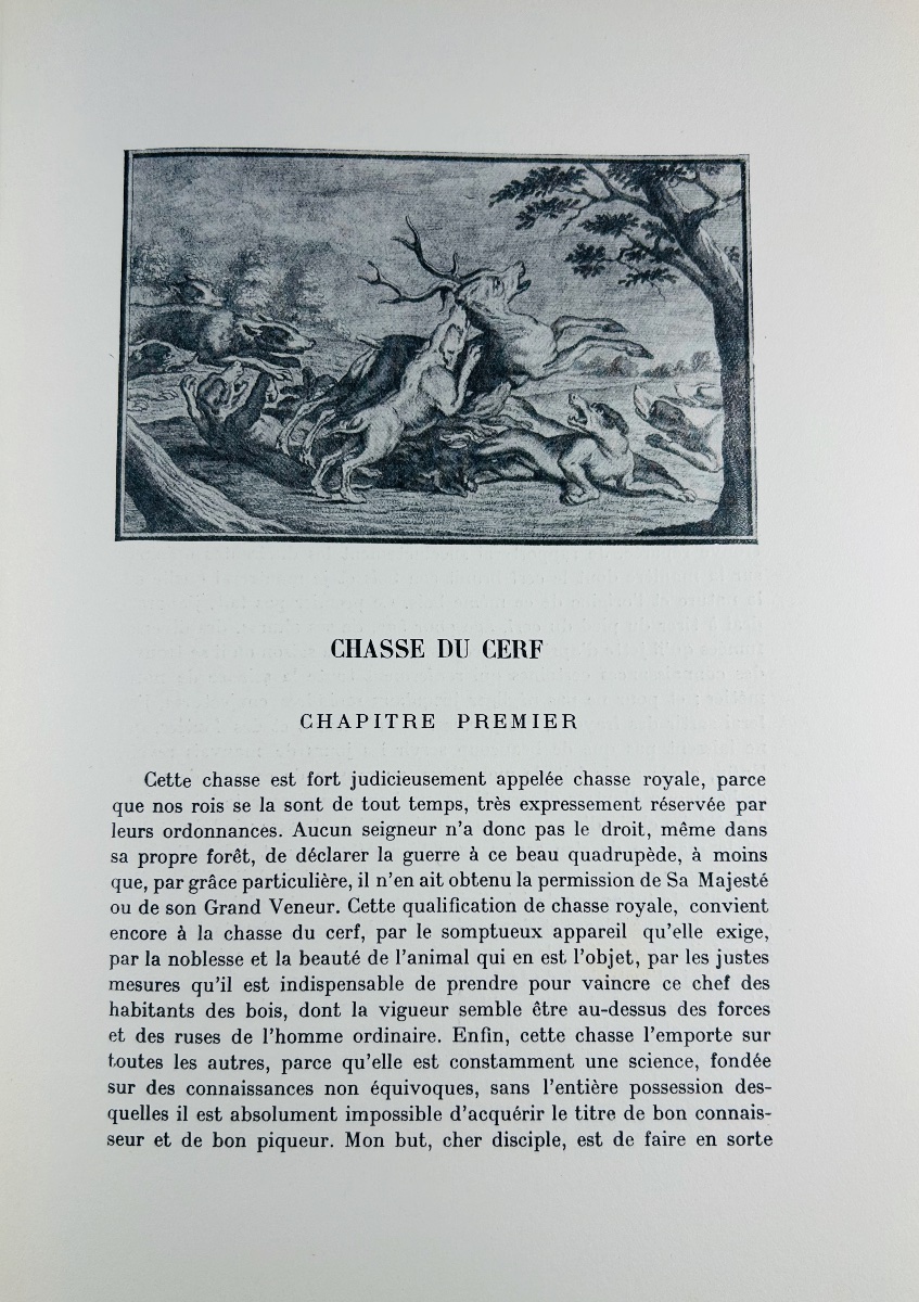 LE VERRIER DE LA CONTERIE - L'école de la chasse aux chiens courants. Nourry, 1932. Broché. -photo-4