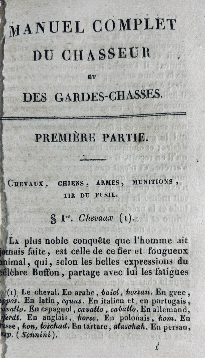 Manuel du chasseur et des gardes-chasses. Suivi d'un Traité sur la pêche. Roret, 1825. Broché.-photo-4