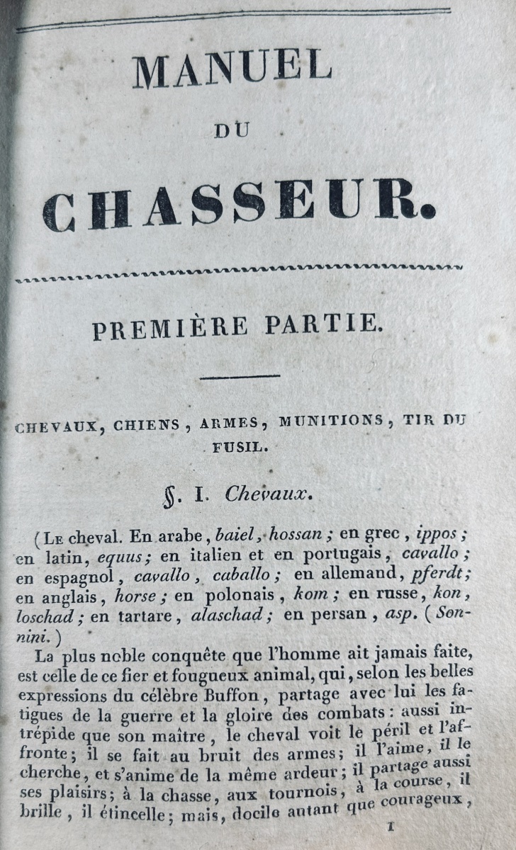 MERSAN - Manuel du chasseur, contenant un traité sur toute espèce de chasses. Roret, 1828.-photo-3
