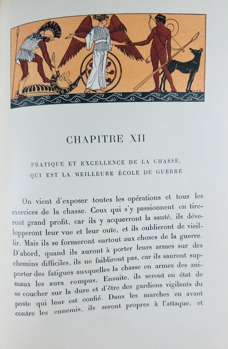 Xenophon - On Cynégetics, Or The Art Of Hunting. Roger Et Cie, 1911, Illustrations By Gillot.-photo-3