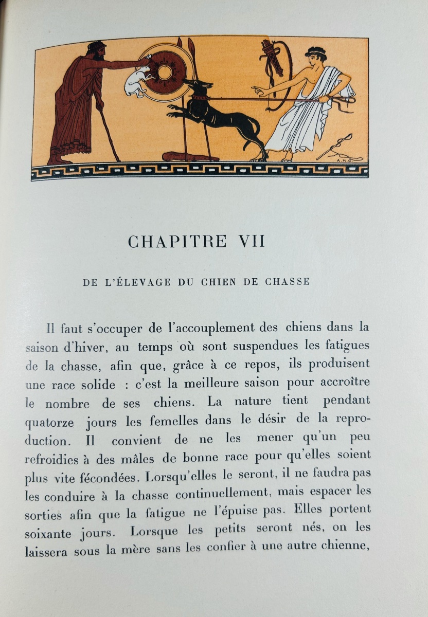 Xenophon - On Cynégetics, Or The Art Of Hunting. Roger Et Cie, 1911, Illustrations By Gillot.-photo-4