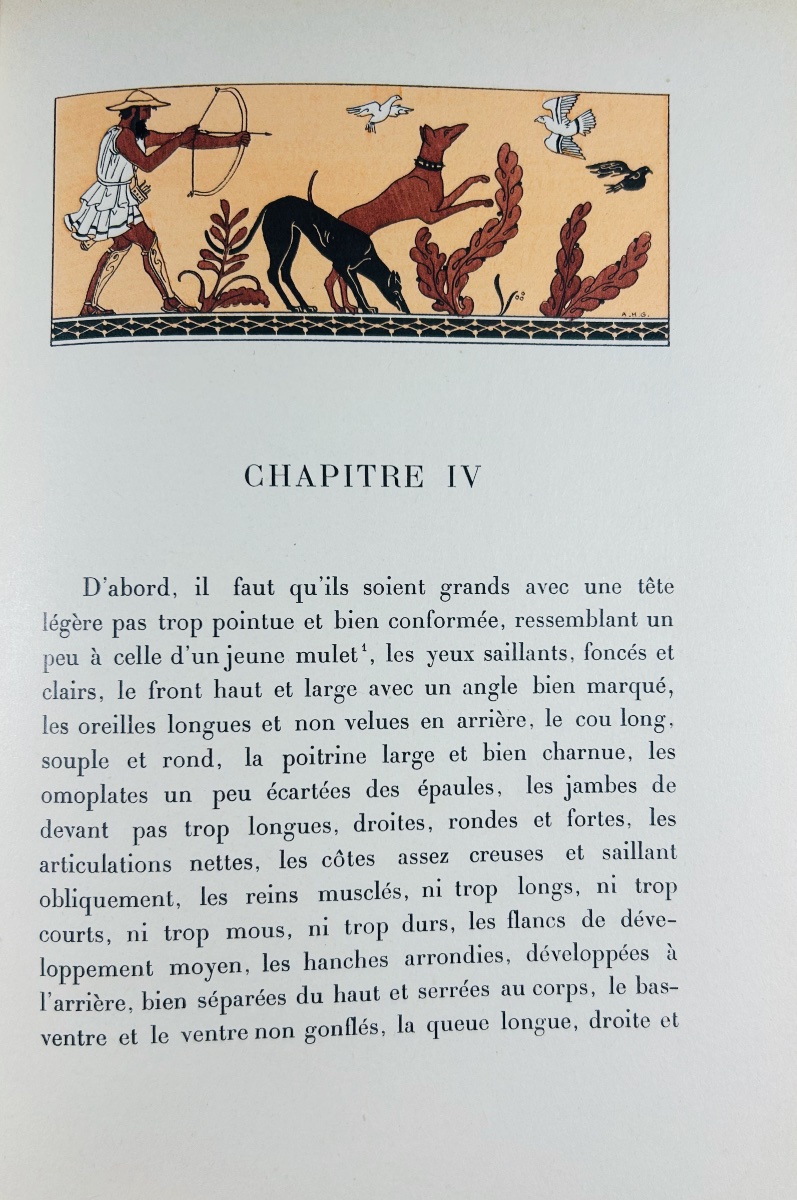 Xenophon - On Cynégetics, Or The Art Of Hunting. Roger Et Cie, 1911, Illustrations By Gillot.-photo-7