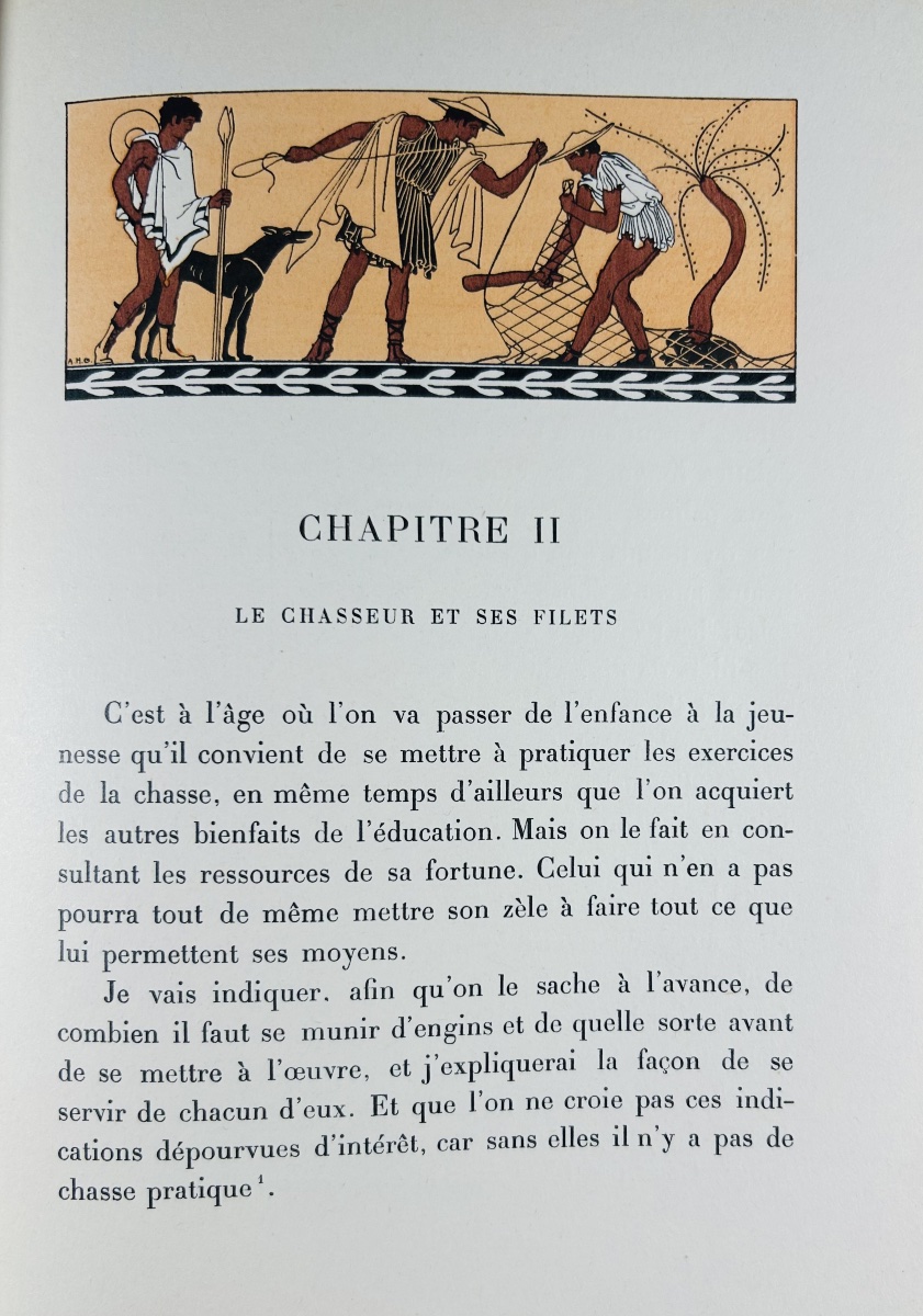 Xenophon - On Cynégetics, Or The Art Of Hunting. Roger Et Cie, 1911, Illustrations By Gillot.