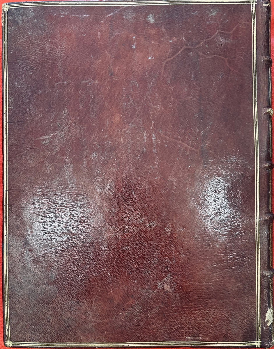 BERRUYER - Histoire du peuple de dieu. Neaulme, & Compagnie, 1755, reliure en maroquin rouge.-photo-3